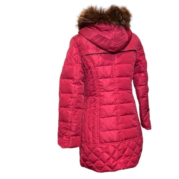 Ya Ya Ducking Brand Puffer Coat Japanese Import Bright Pink Size Small - Picture 8 of 16